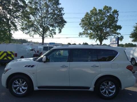 2014 Infiniti QX80 for sale at Econo Auto Sales Inc in Raleigh NC