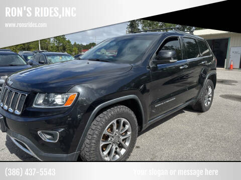 2014 Jeep Grand Cherokee for sale at RON'S RIDES,INC in Bunnell FL