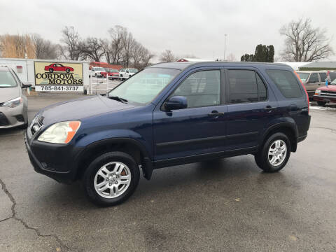 2003 Honda CR-V for sale at Cordova Motors in Lawrence KS