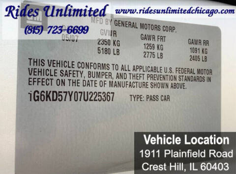 2007 Cadillac DTS
