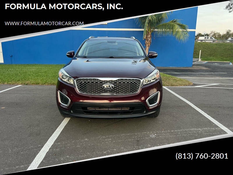 2018 Kia Sorento for sale at FORMULA MOTORCARS, INC. in Tampa FL