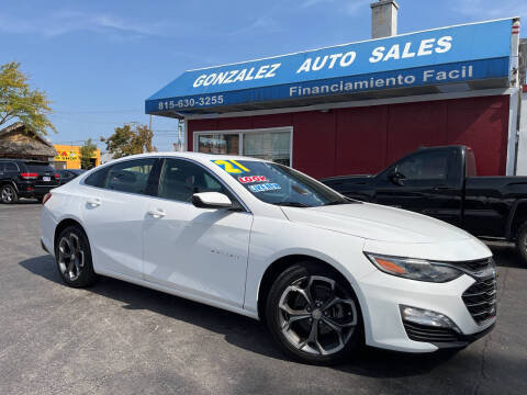 2021 Chevrolet Malibu for sale at Gonzalez Auto Sales in Joliet IL