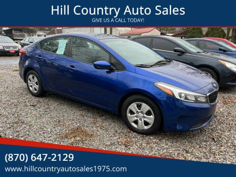 2017 Kia Forte for sale at Hill Country Auto Sales in Maynard AR