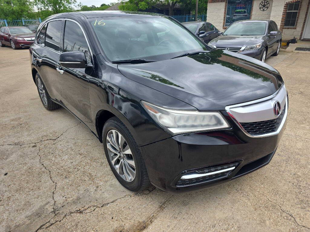 Black 2015 Acura MDX w/Tech 4dr SUV w/Technology Package 2