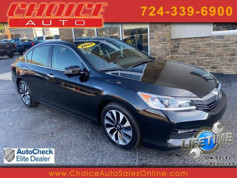 2017 Honda Accord Hybrid for sale at CHOICE AUTO SALES in Murrysville PA