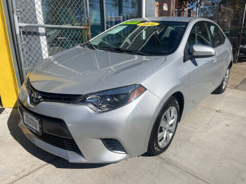 2016 Toyota Corolla for sale at DEALS ON WHEELS in Newark NJ