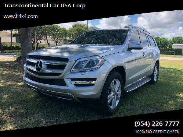 2014 Mercedes-Benz GL-Class for sale at Transcontinental Car USA Corp in Fort Lauderdale FL