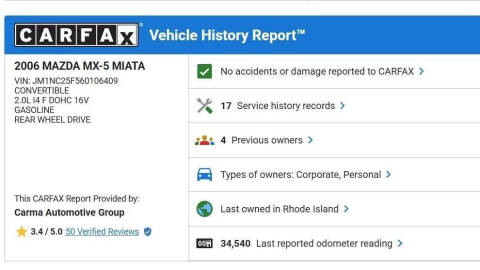 2006 Mazda MX-5 Miata Grand Touring