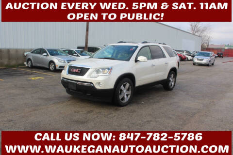 2011 GMC Acadia for sale at Waukegan Auto Auction in Waukegan IL