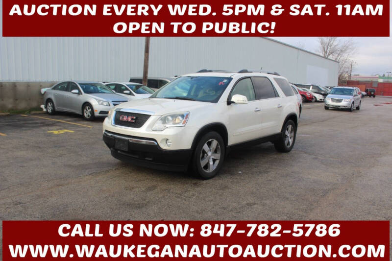 2011 GMC Acadia for sale at Waukegan Auto Auction in Waukegan IL