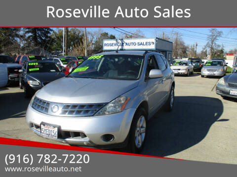 2007 Nissan Murano for sale at Roseville Auto Sales in Roseville CA