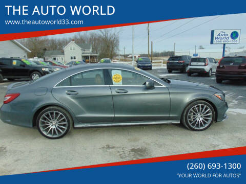 2016 Mercedes-Benz CLS for sale at THE AUTO WORLD in Churubusco IN