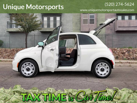 2012 FIAT 500 for sale at Unique Motorsports in Tucson AZ