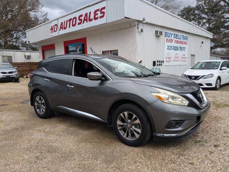 2016 Nissan Murano for sale at H D Auto Sales in Denham Springs LA