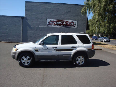 2002 Ford Escape for sale at Motion Autos in Longview WA