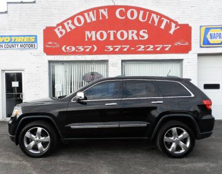 2012 Jeep Grand Cherokee for sale at Brown County Motors in Russellville OH