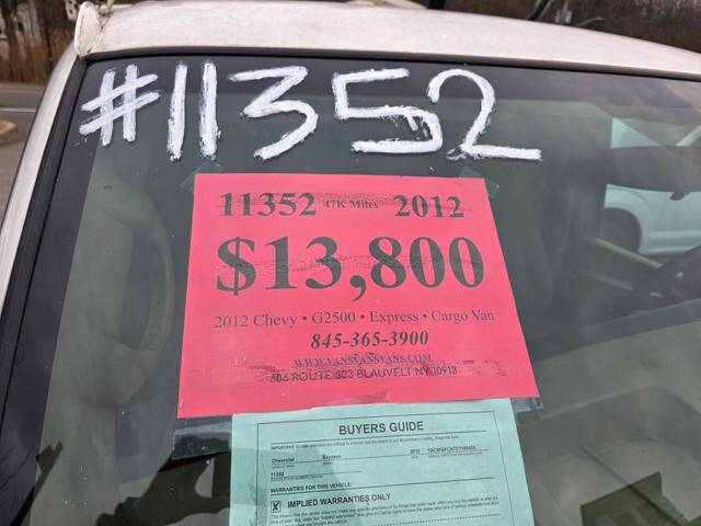 2012 Chevrolet Express 2500