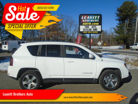2016 Jeep Compass for sale at Leavitt Brothers Auto in Hooksett NH