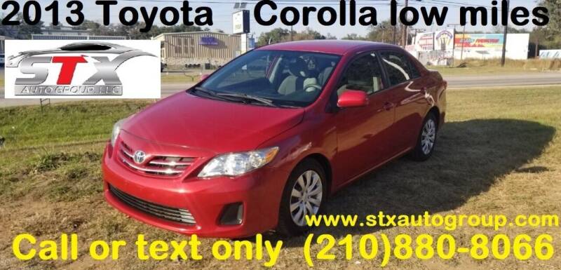 2013 Toyota Corolla for sale at STX Auto Group in San Antonio TX