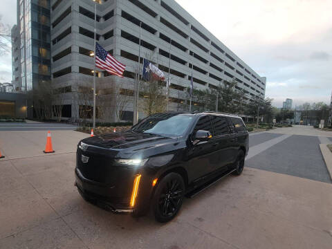 2021 Cadillac Escalade ESV for sale at MOTORSPORTS IMPORTS in Houston TX