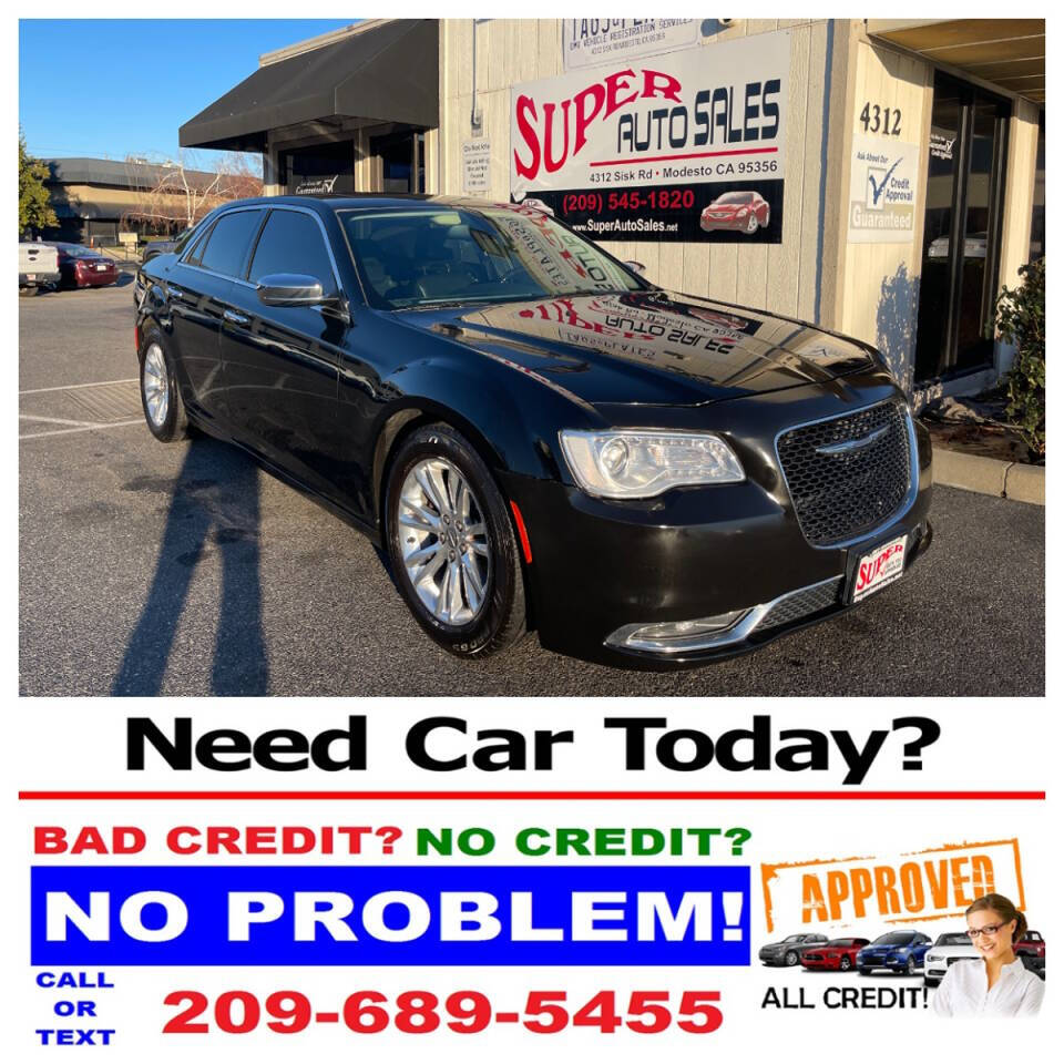 2016 Chrysler 300 for sale at Super Auto Sales Modesto in Modesto, CA