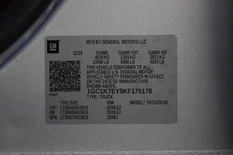 2019 Chevrolet Silverado 2500HD LTZ