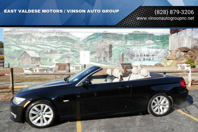 2012 BMW 3 Series for sale at EAST VALDESE MOTORS / VINSON AUTO GROUP in Valdese NC