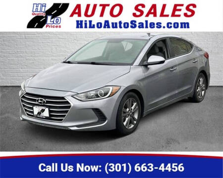 2017 Hyundai Elantra for sale at Hi-Lo Auto Sales in Frederick MD