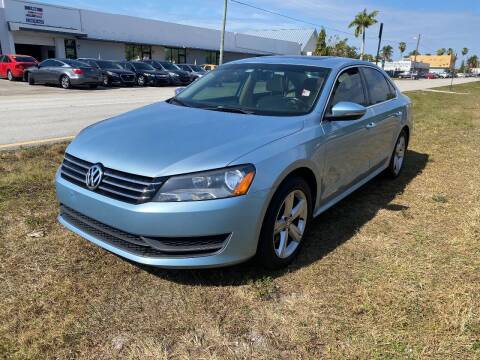2012 Volkswagen Passat for sale at UNITED AUTO BROKERS in Hollywood FL