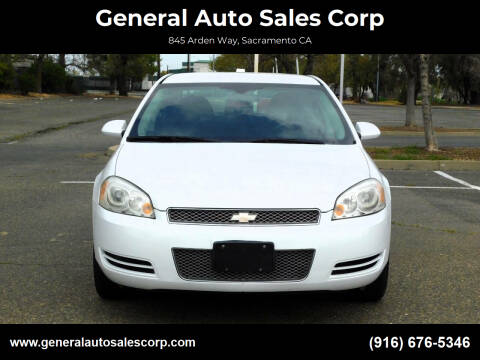 2012 Chevrolet Impala for sale at General Auto Sales Corp in Sacramento CA