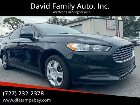 2014 Ford Fusion for sale at David Family Auto, Inc. in New Port Richey FL
