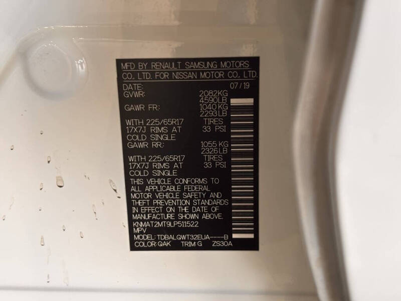 2020 Nissan Rogue SV