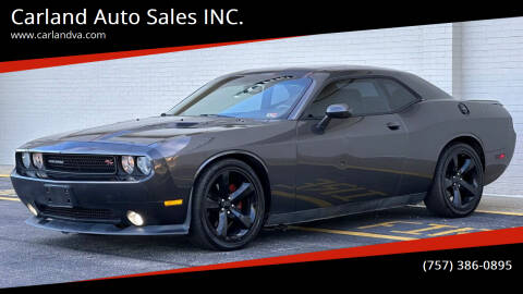 2014 Dodge Challenger for sale at Carland Auto Sales INC. in Portsmouth VA