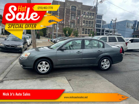2004 Chevrolet Malibu for sale at Nick Jr's Auto Sales in Philadelphia PA