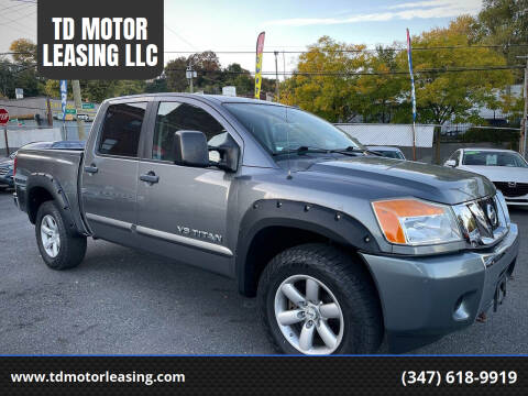 2015 Nissan Titan for sale at TD MOTOR LEASING LLC in Staten Island NY