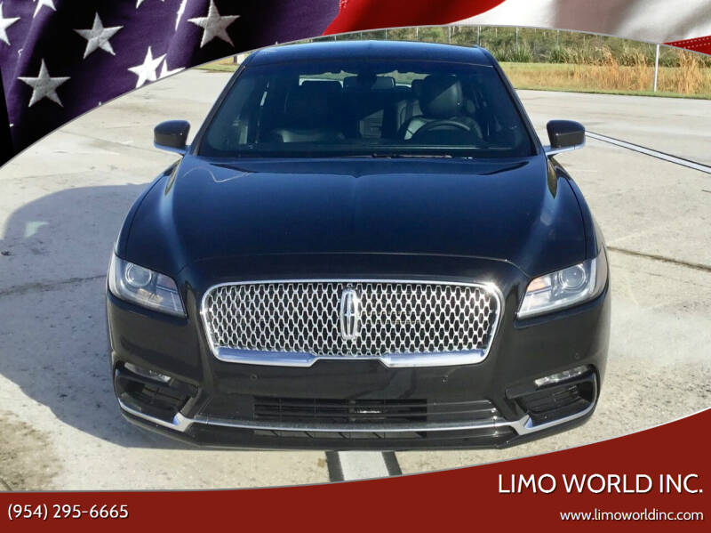 2018 Lincoln Continental for sale at Limo World Inc. in Seminole FL