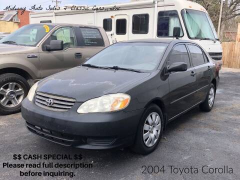 2004 Toyota Corolla for sale at MIDWAY AUTO SALES & CLASSIC CARS INC in Fort Smith AR