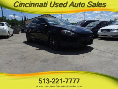 2016 Dodge Dart for sale at Cincinnati Used Auto Sales in Cincinnati OH