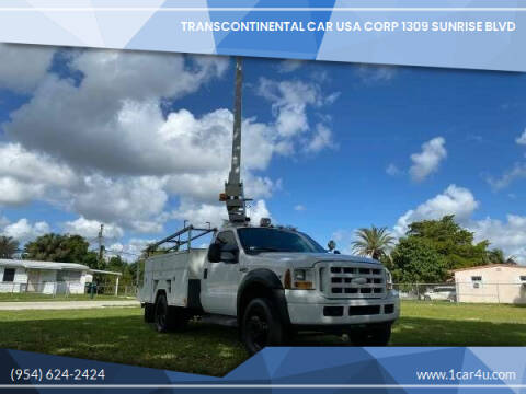 2007 Ford F-450 Super Duty for sale at Transcontinental Car in Fort Lauderdale FL