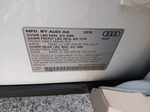 2019 Audi Q5 quattro Premium Plus 45 TFSI