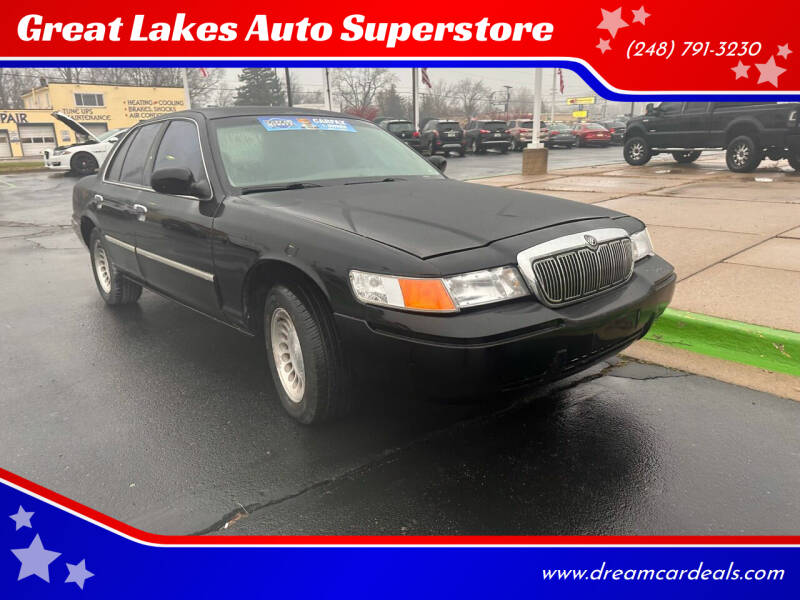 2000 Mercury Grand Marquis for sale at Great Lakes Auto Superstore in Waterford Township MI