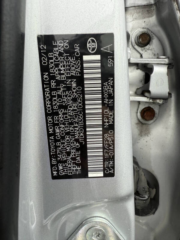 2012 Toyota Prius c Three