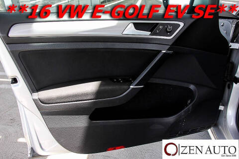 2016 Volkswagen e-Golf SE