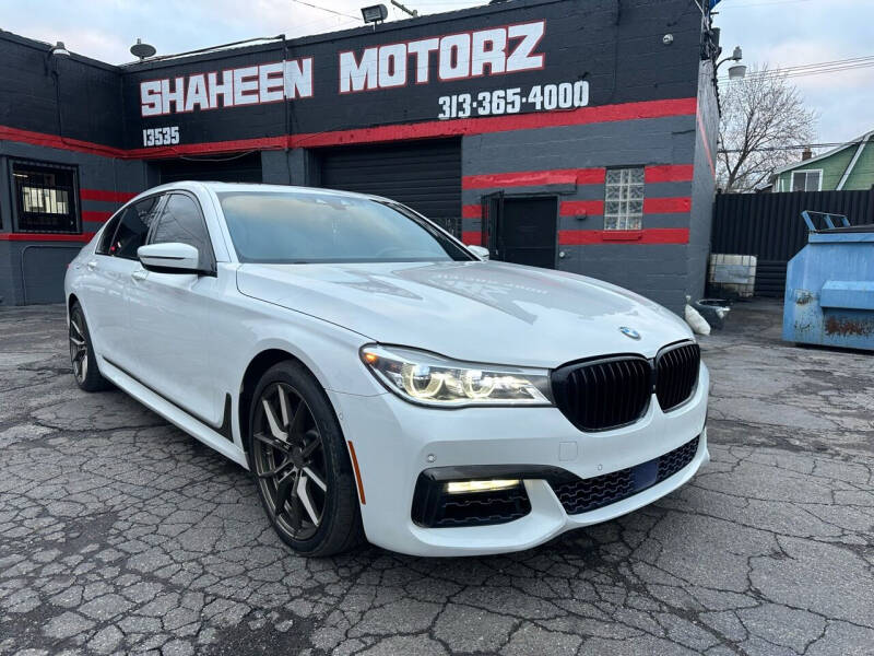 2016 BMW 7 Series for sale at Shaheen Motorz, LLC. in Detroit MI