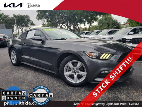 2016 Ford Mustang for sale at PHIL SMITH AUTOMOTIVE GROUP - Phil Smith Kia in Lighthouse Point FL
