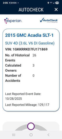 2015 GMC Acadia SLT-1
