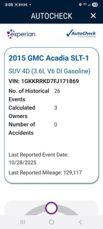 2015 GMC Acadia SLT-1