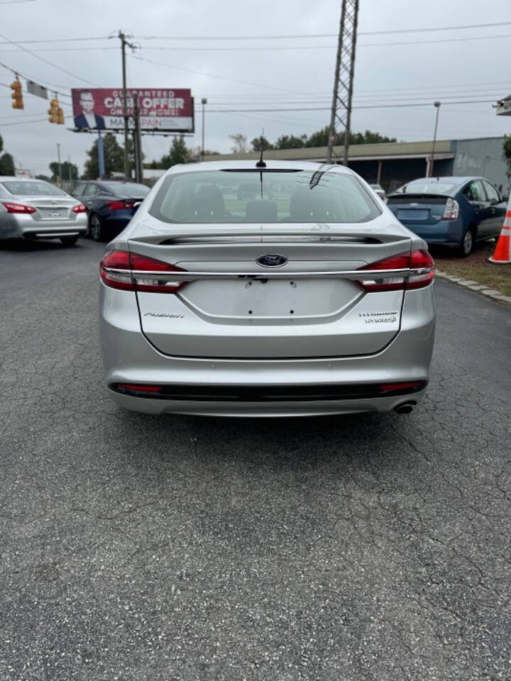 2018 Ford Fusion Hybrid for sale at Nation Auto Sales in Greensboro, NC