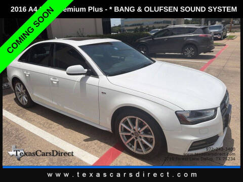 2016 Audi A4 2.0T quattro Premium Plus
