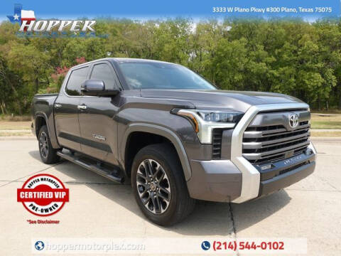2022 Toyota Tundra for sale at HOPPER MOTORPLEX in Plano TX